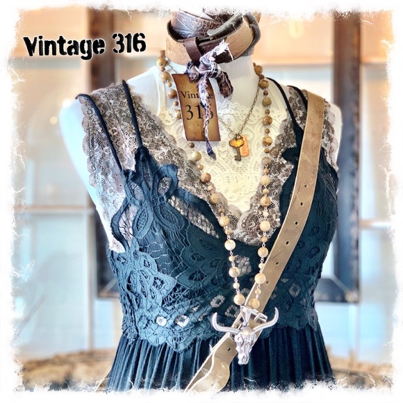 Beaded Longhorn Rosary Necklace - Picture 3 of 4